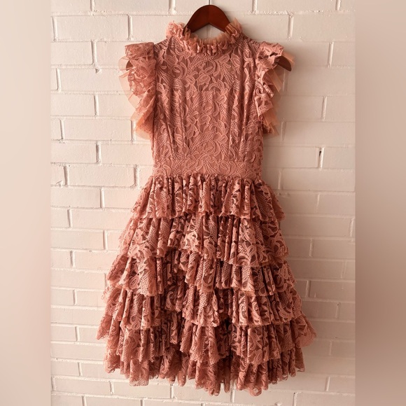 Joyfolie Teens Dress color MAUVE - Picture 2 of 7